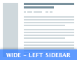 Left Sidebar - Narrow